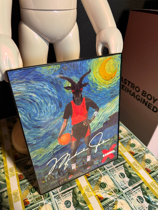 “Vincent Van Goat” 1/1 – Full Size Canvas Print (11” x 8.5”)